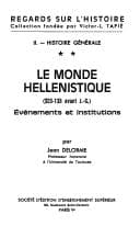 Tapa de Le monde hellénistique, 323-133 avant J.-C