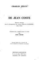 Tapa de De Jean Coste