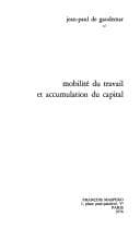 Tapa de Mobilité du travail et accumulation du capital