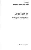Tapa de Der Alte Kanon neu