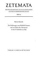 Tapa de Die Erklärungen zum Weltbild Homers und zur Kultur der Heroenzeit in den bT-Scholien zur Ilias