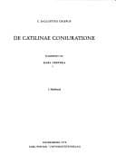 Tapa de De Catilinae coniuratione