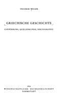 Tapa de Griechische Geschichte