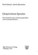 Tapa de Gesprochene Sprache