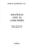 Tapa de Españoles ante el comunismo