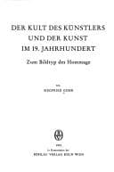 Tapa de Der Kult des Künstlers und der Kunst im 19. Jahrhundert