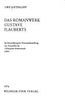 Tapa de Das Romanwerk Gustave Flauberts