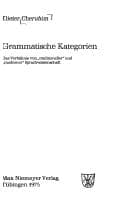 Tapa de Grammatische Kategorien