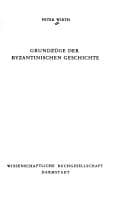 Tapa de Grundzüge der byzantinischen Geschichte