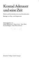 Tapa de Konrad Adenauer und seine Zeit
