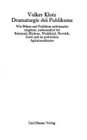 Tapa de Dramaturgie des Publikums