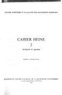 Tapa de Cahier Heine