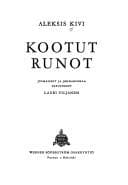 Tapa de Kootut runot