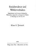 Tapa de Sozialstruktur und Wählerverhalten