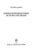 Tapa de Generationsverhältnisse im Sturm und Drang