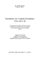 Tapa de Eenheid en versplintering van het ik