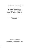Tapa de Briefe Lessings aus Wolfenbüttel