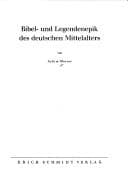 Tapa de Bibel- und Legendenepik des deutschen Mittelalters