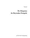Tapa de Die Dirigenten der Bayreuther Festspiele