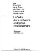 Tapa de Le cadre d'une recherche écologique interdisciplinaire