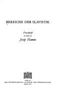 Tapa de Bereiche der Slavistik