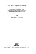 Tapa de Der Bund der Industriellen