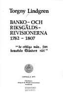 Tapa de Banko- och riksgäldsrevisionerna 1782-1807