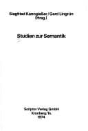 Tapa de Studien zur Semantik
