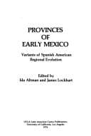 Tapa de Provinces of early Mexico