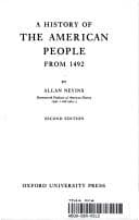 Tapa de A history of the American people from 1492
