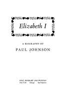 Tapa de Elizabeth I