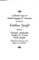 Tapa de Collected essays on Italian language & literature presented to Kathleen Speight