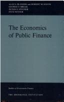Tapa de The Economics of public finance