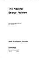 Tapa de The National energy problem