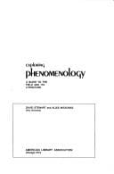 Tapa de Exploring phenomenology