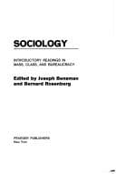 Tapa de Sociology
