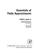 Tapa de Essentials of Padé approximants
