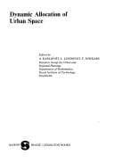 Tapa de Dynamic allocation of urban space