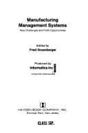 Tapa de Manufacturing management systems: new challenges and profit opportunities