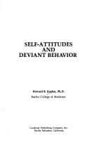 Tapa de Self-attitudes and deviant behaviour