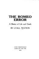 Tapa de The Romeo error