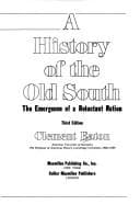 Tapa de A history of the Old South