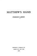 Tapa de Matthew's hand