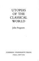 Tapa de Utopias of the classical world