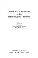 Tapa de Issues and approaches in the psychological therapies