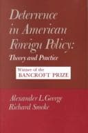 Tapa de Deterrence in American foreign policy: theory and practice