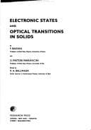 Tapa de Electronic states and optical transitions in solids