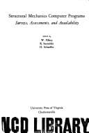 Tapa de Structural mechanics computer programs