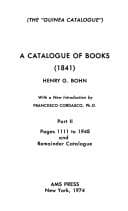 Tapa de A catalogue of books