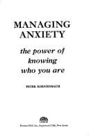 Tapa de Managing anxiety